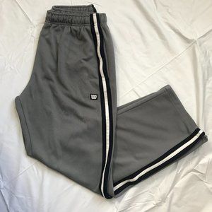 Wilson Men's Drawstring Joggers Gray Large